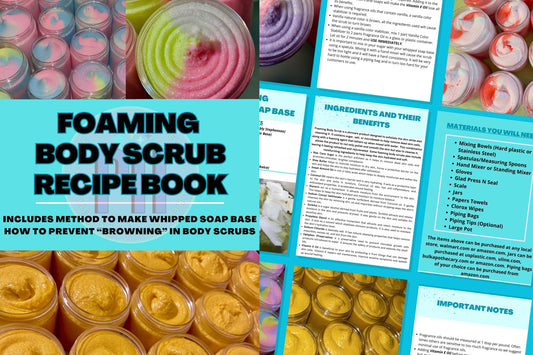 Foaming Body Scrub Recipe Book