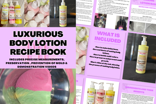 Luxurious Body Lotion Recipe E-Book