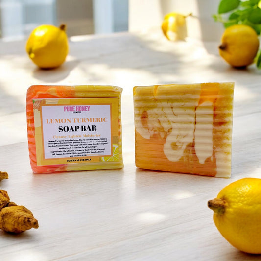 Lemon Turmeric Soap Bar with Kojic Acid