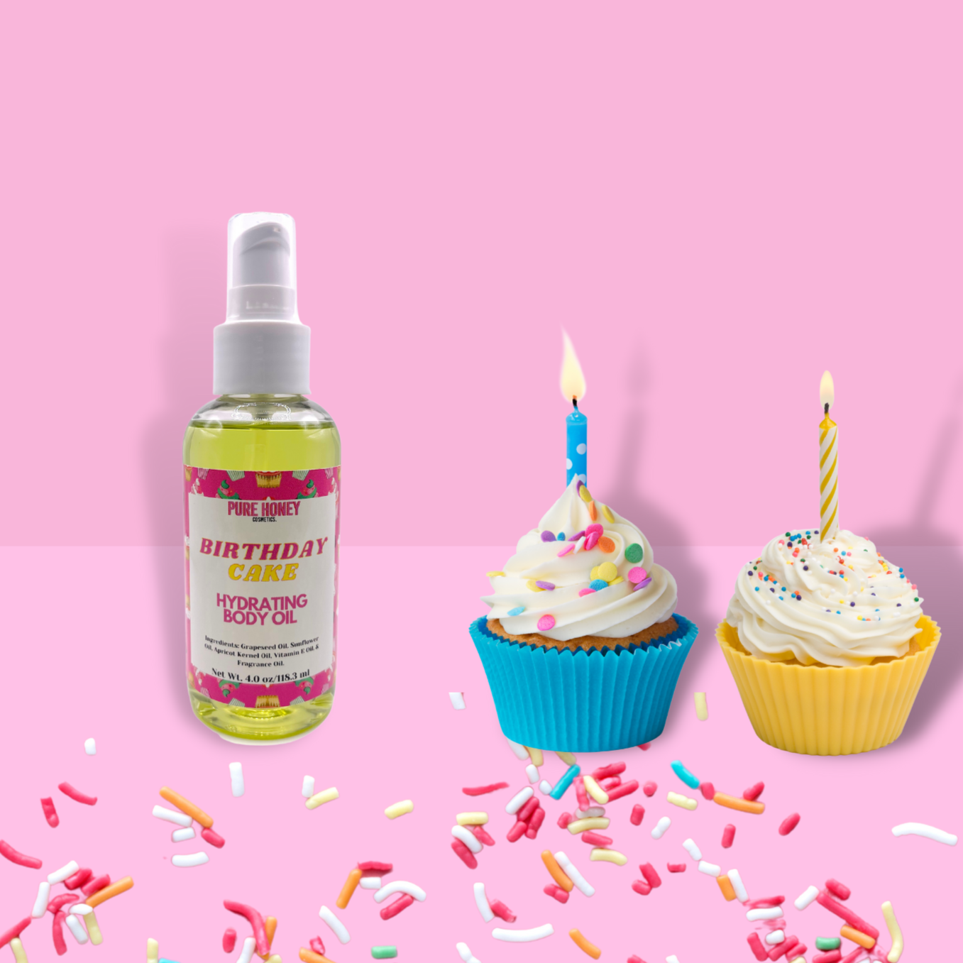 Birthday Cake Hydrating Body Oil