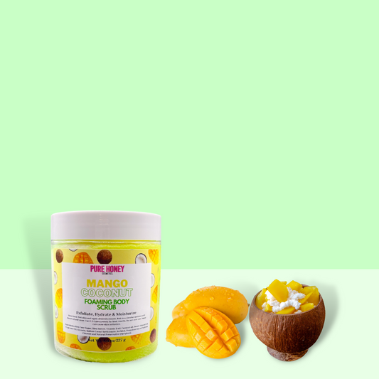 Mango Coconut Foaming Body Scrub